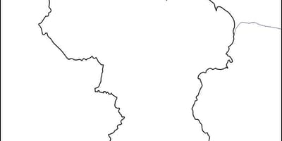 Пустая карта Гаяны